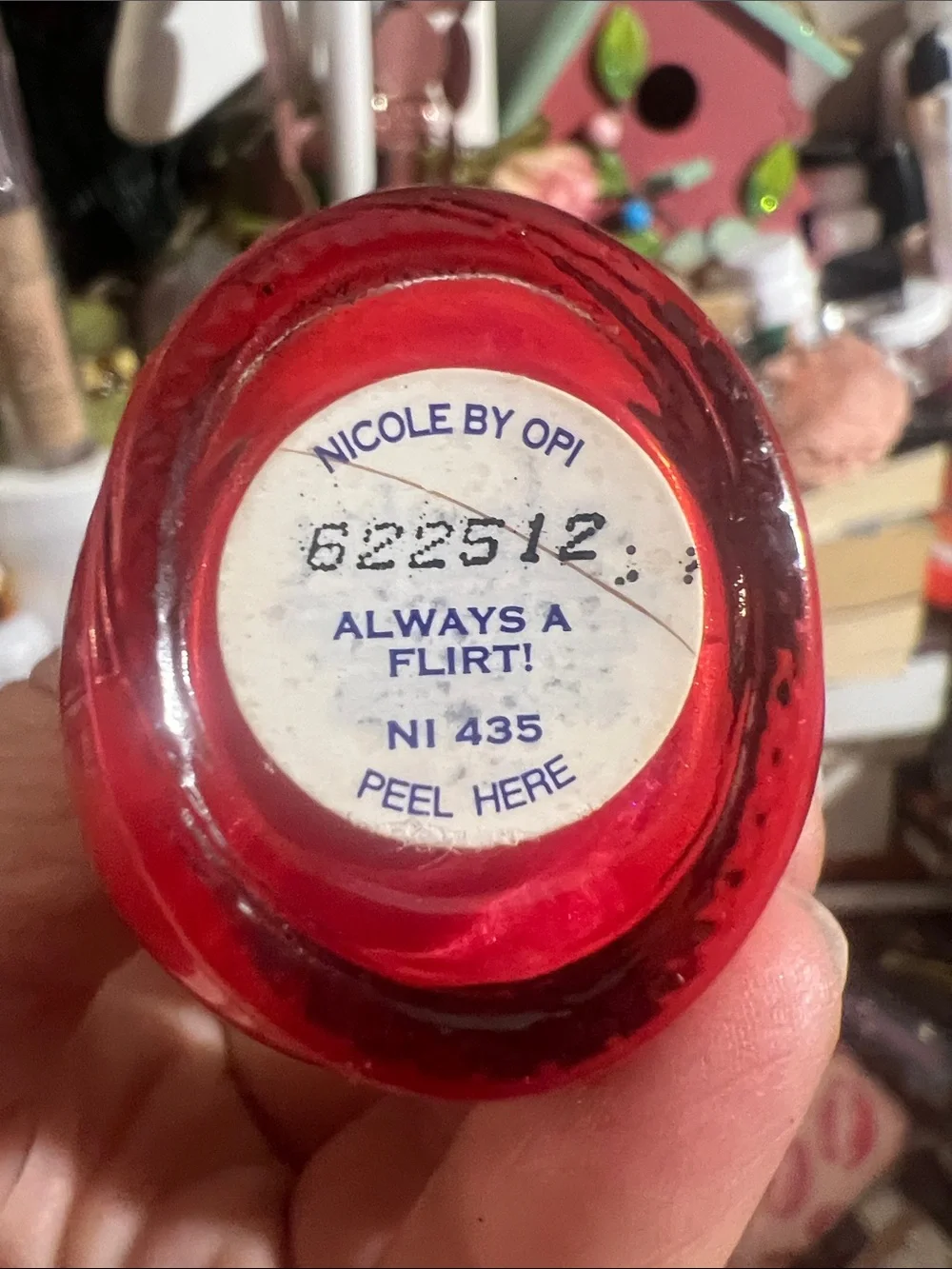 HTF Nicole OPI “Always a flirt !” 435 discontinued nail polish.